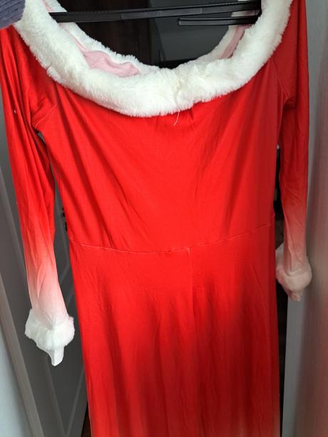 Dámske mikulášske šaty, l