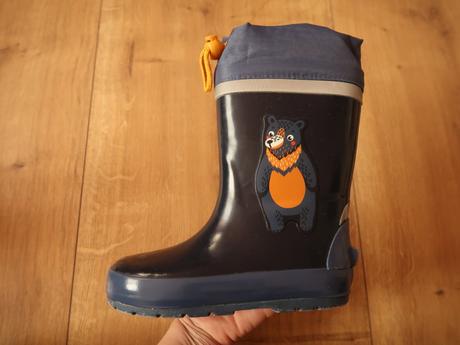 Gumáky tchibo 28/29 (vl 19 cm) medvedík - top stav, tcm,28