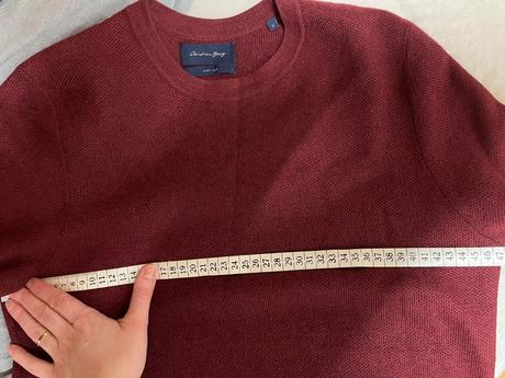 Bordový sveter, s