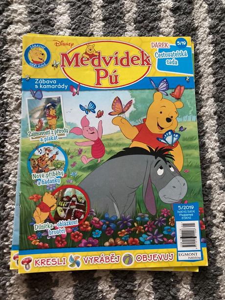 Medvídek pú, peppa pig, moje kamarátka conni, 