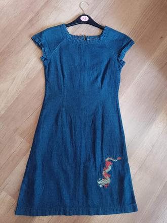 Dievčenské riflové šaty zn. h&m, h&m,152