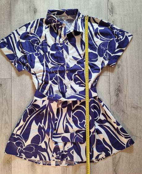 Kvietkované šaty na leto zara č.xs, zara,xs