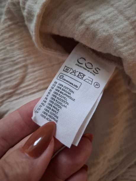 Cos mušelínová košeľa, cos,s