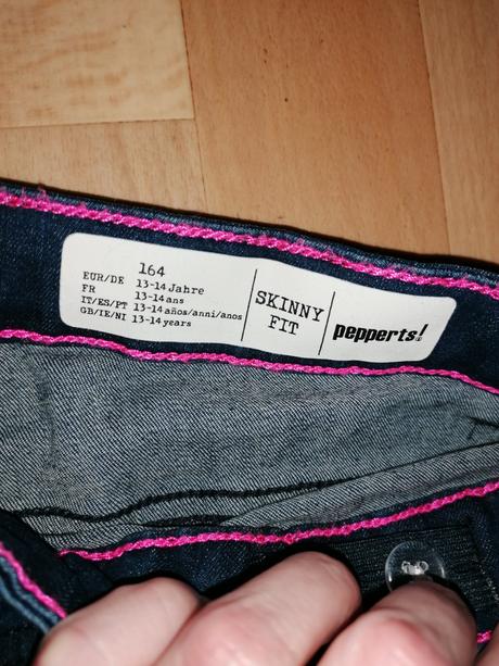 Dzinsy skinny fit, pepperts,164