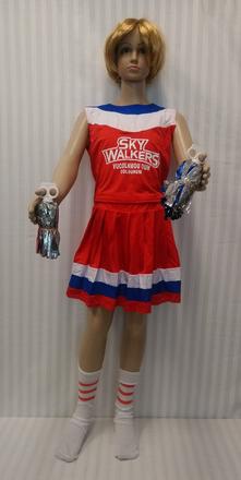 4 dielny kostým roztlieskavačky, 11-13 r, 146-158, 