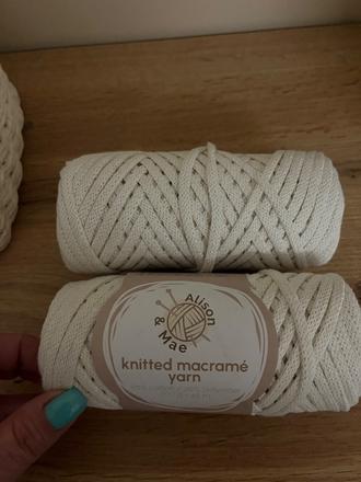 174-macramé priadza,