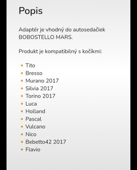 Vajíčko bobostello +adaptéry, bebetto