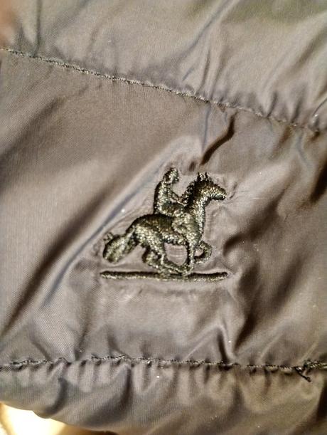 Parádna dlhšia bunda s logom s/m, m