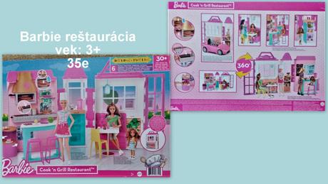 Reštaurácia barbie od mattela, vek 3+,