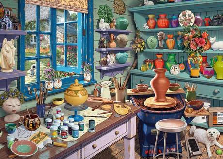Kvalitné puzzle ravensburger - the pottery shed,