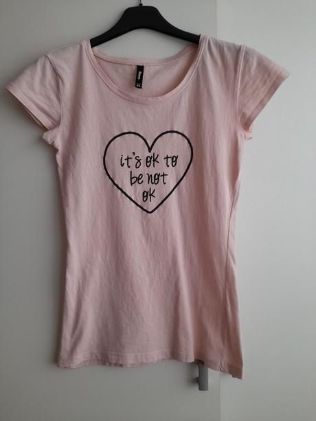 Tričko baby pink, sinsay,xs