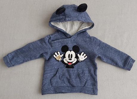 Mikina mickey 68 modrá, c&a,68