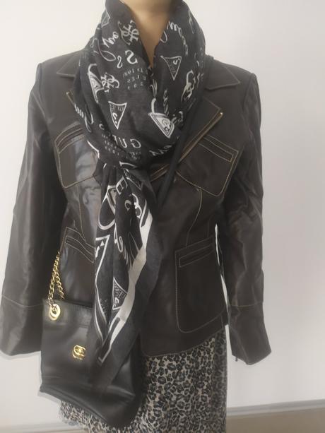 538 exlelentna kozena bunda hneda, m