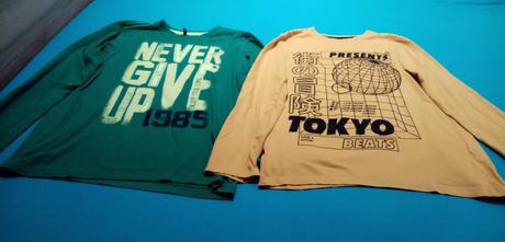 Tričká s dlhým rukávom 158/164 (12/13 rokov), f&f,158