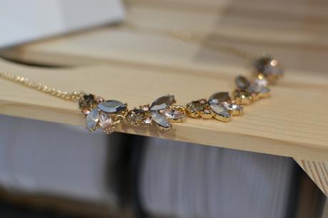 Zlato-ružová sada šperkov, h&m