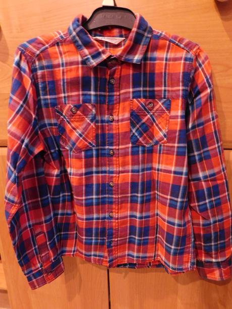 Flanelová košeľa, h&m,140