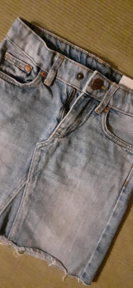 Riflová suknička, 104