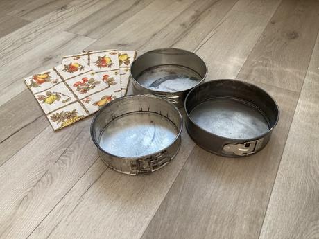 Formy okrúhle na pečenie,  3 kusy, 