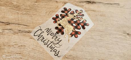 Nažehľovacia nálepka - merry christmas vločka- 15,,