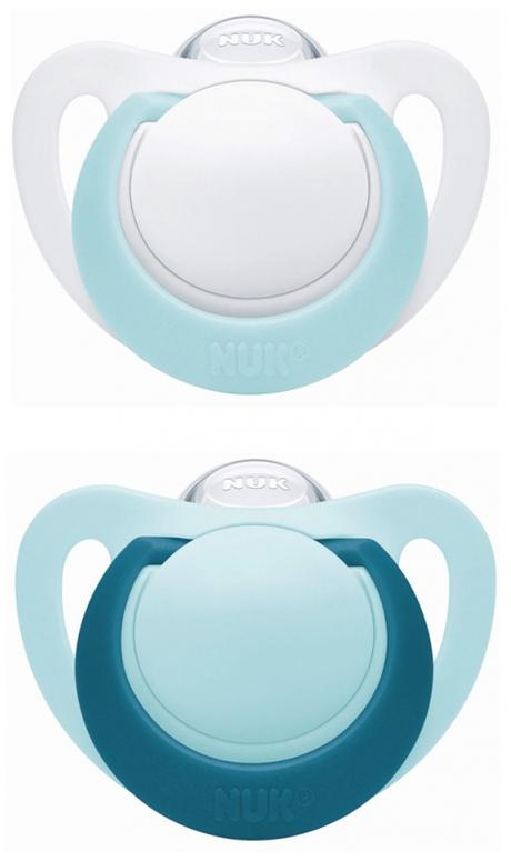 Nuk silikónový cumlík genius blue 0-2m, 2ks, nuk