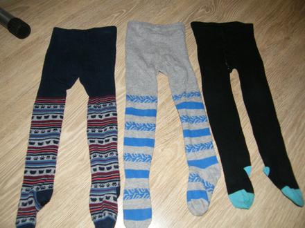 Pančuchy 86/92 - 4ks - cena spolu, topolino,86