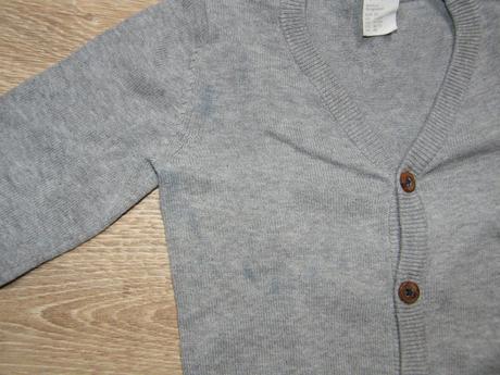 Sivý svetrík, h&m,80