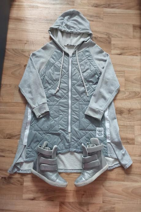 Predlzena oversize mikina s kapucnou,