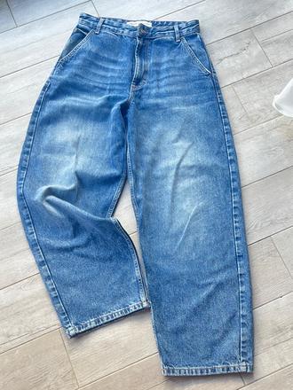 Bershka široké rifle, bershka,s