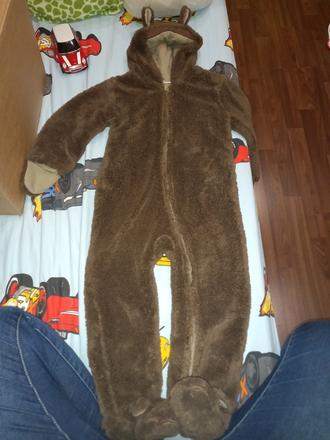 Teplucky overal -macko  86/92, lupilu,92