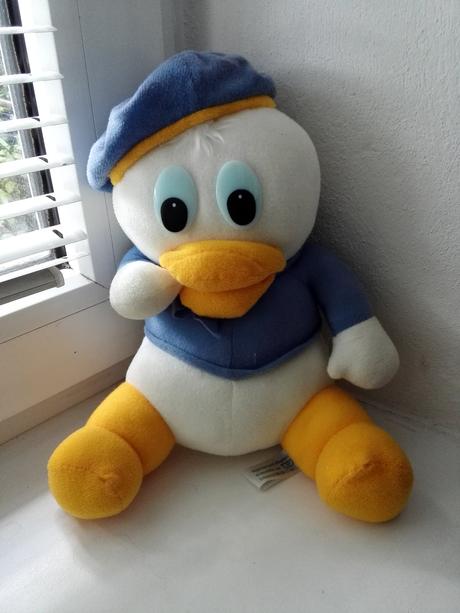 Kačička bielomodrozlta plysova, 