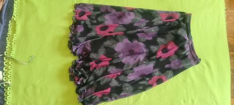 Široká ľahučká šifónová sukňa, 38