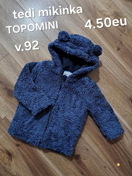 Huňatá mikinka topomini, topomini,92