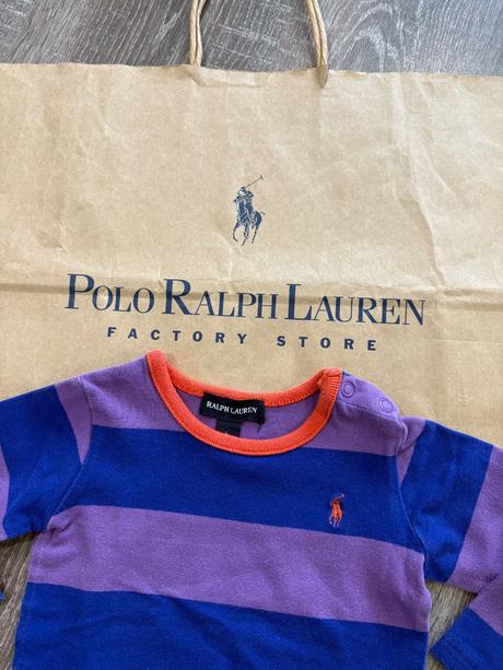 Ralph lauren tričko s dlhym rukavom na 12-18 mesia, ralph lauren,80