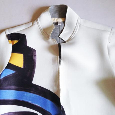 Graffiti vintage prechodny kabat v.m/l, l / m