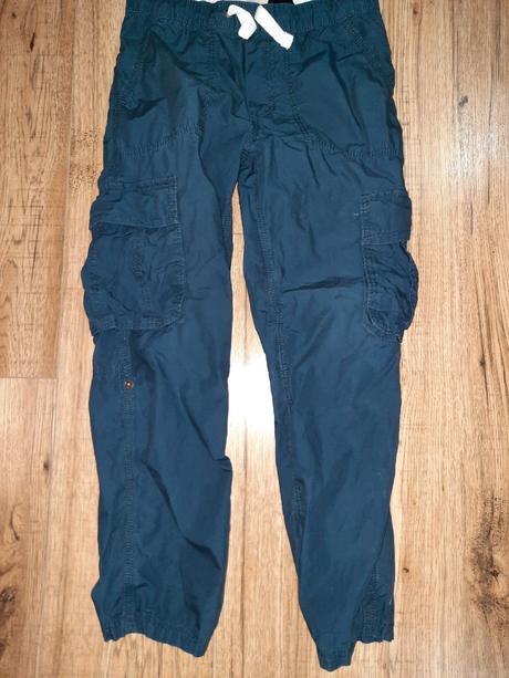 Roll-up nohavice tenke_p5, h&m,134