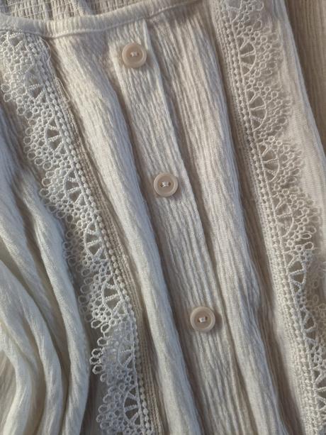 Romantická vintage blúzka, gate