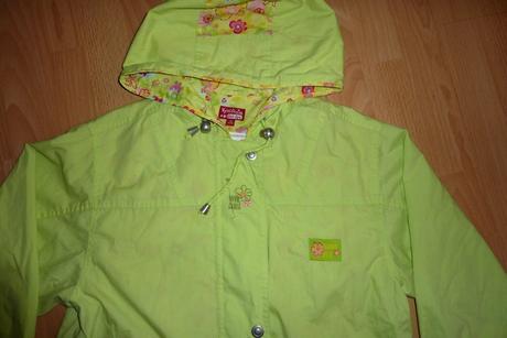 Vynil fraise kabát, kvalitný, v. 122-128 / 7rokov, 122
