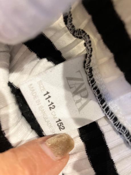 Dievčenský pásikavý rolák zara (152), zara,152