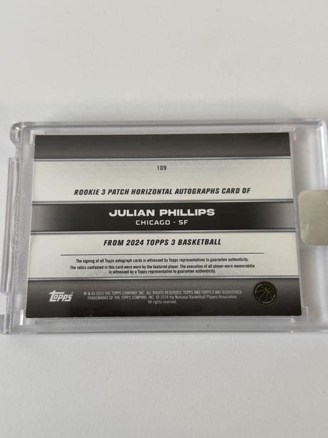 Kartička julian phillips, 