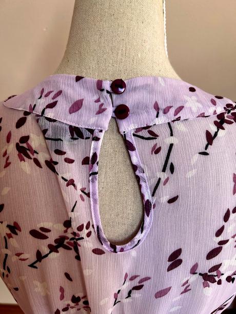 Fialová blúzka, papaya,38