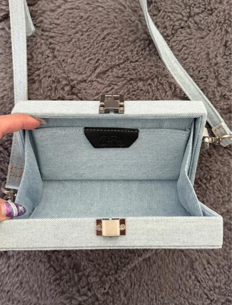 Riflova-denim kabelka zara, zara