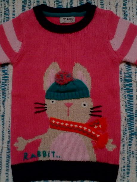 Nenosene svetrikove šaty, next,80