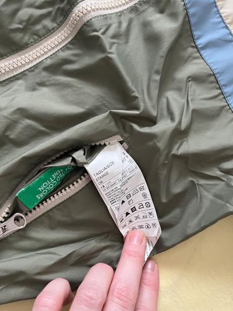 Obojstranná prechodná bunda, benetton,116