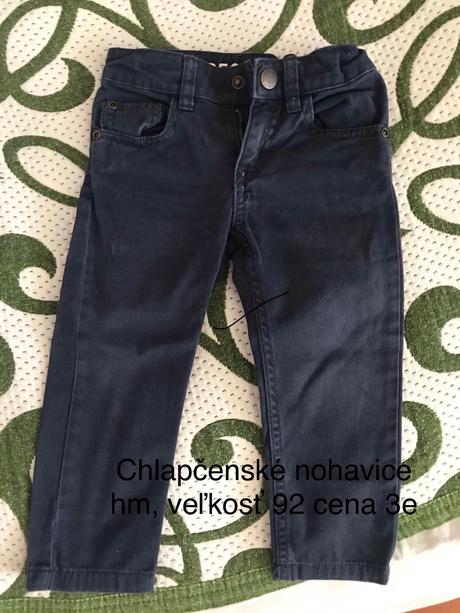 Chlapčenské nohavice, h&m,92