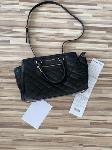 Michael kors selma zip quilt large top zip satchel, michael kors