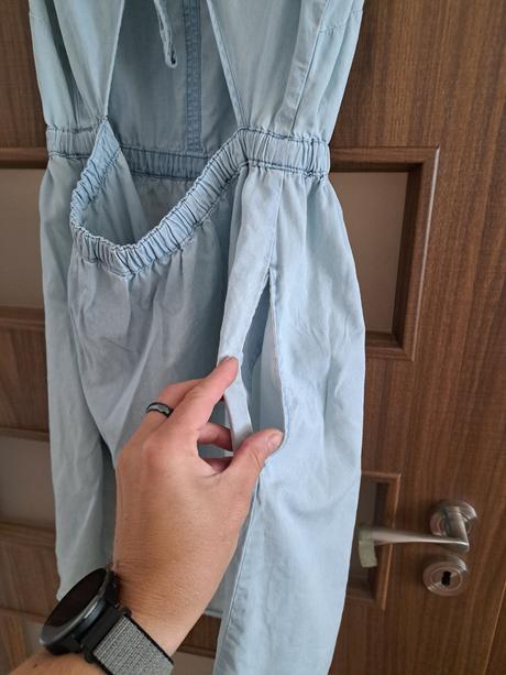 Šaty jeansové, h&m,xs