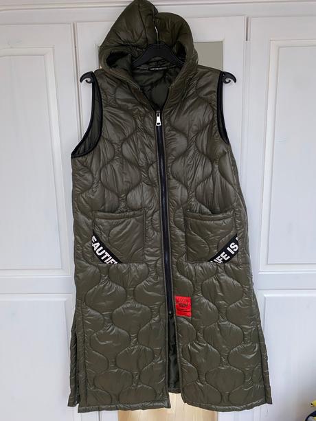 Dlhá dámska vesta m/l, l