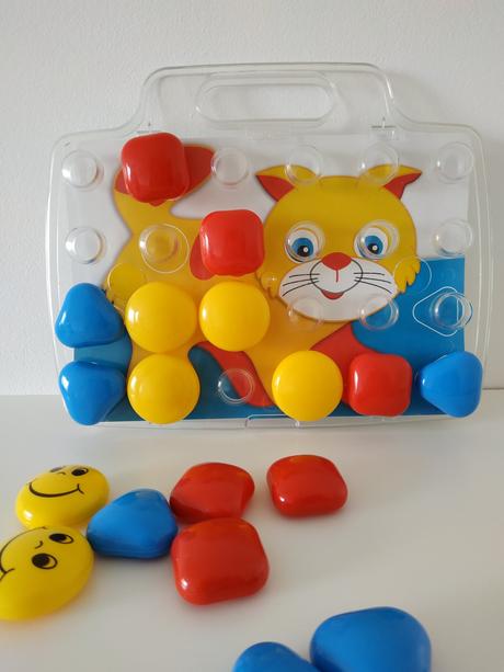 Quercetti montessori mozaika pre najmensich,