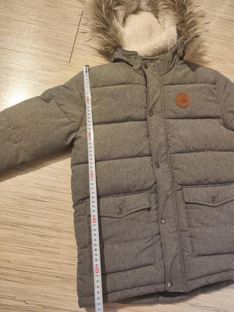 Zimná predĺžená vetrovka, h&m,140