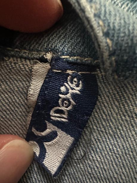 Riflová bunda s volánom, idexe,110